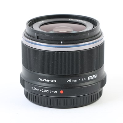 USED Olympus M.Zuiko Digital 25mm f1.8 Lens - Black