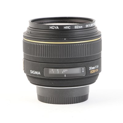 USED Sigma 30mm f1.4 EX DC HSM Lens - Nikon Fit