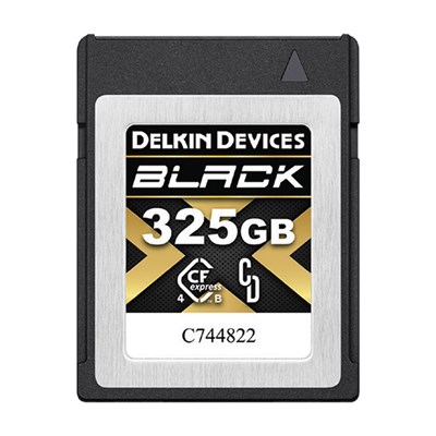 Delkin BLACK 325GB (3550 MB/s) CFexpress Type B 4.0 Memory Card