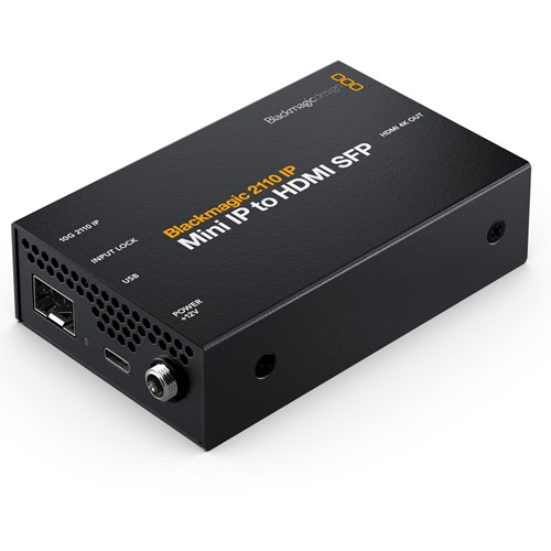Blackmagic 2110 IP Mini IP to HDMI SFP