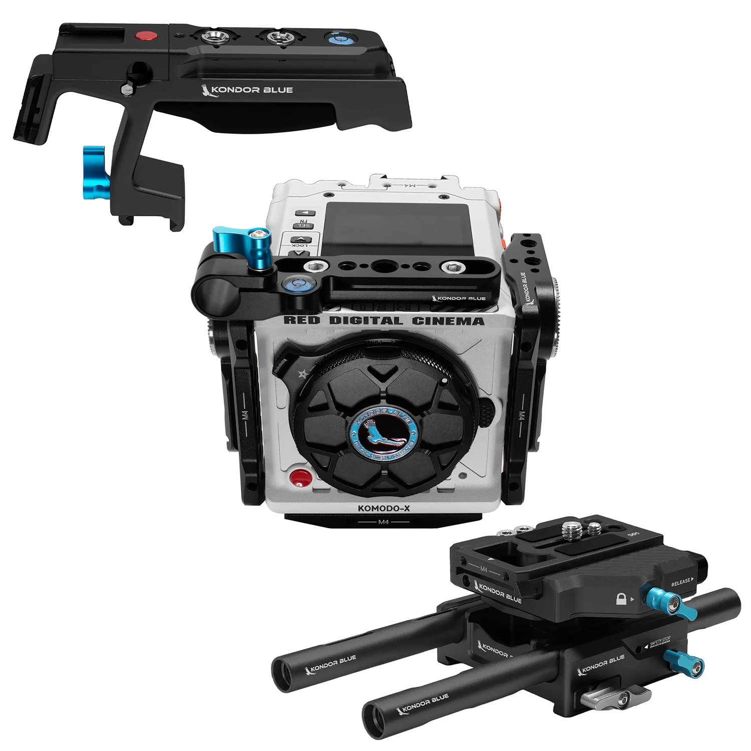 Kondor Blue RED KOMODO X Base Rig MKII - Raven Black | Wex Photo Video