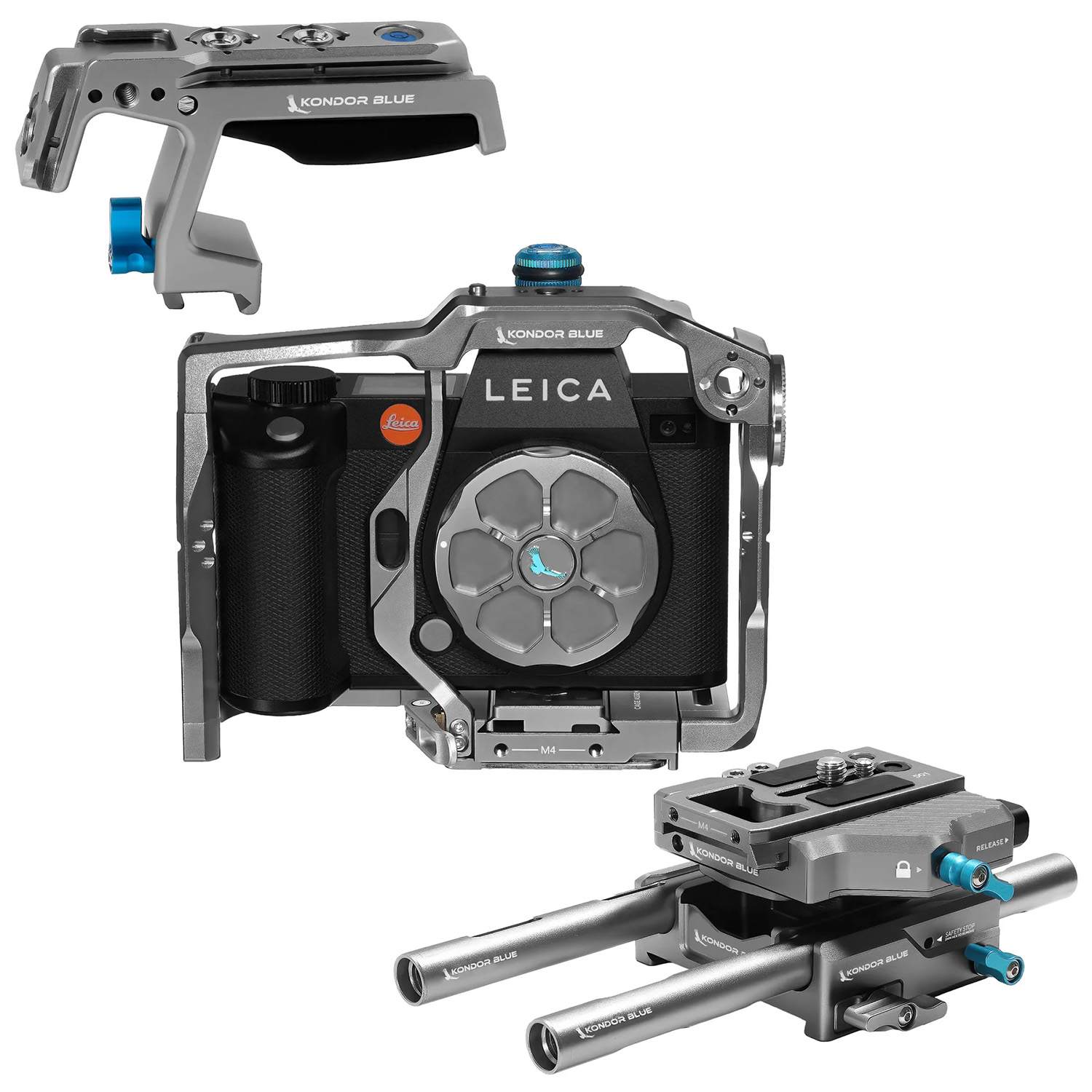 Kondor Blue Leica SL2S/SL2/SL Base Rig MKII - Space Grey | Wex Photo Video