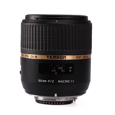 USED Tamron SP AF 60mm f2 Di II LD (IF) Macro Lens - Nikon Fit
