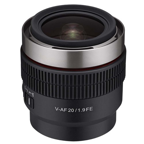 Samyang V-AF 20mm T1.9 Lens for Sony FE