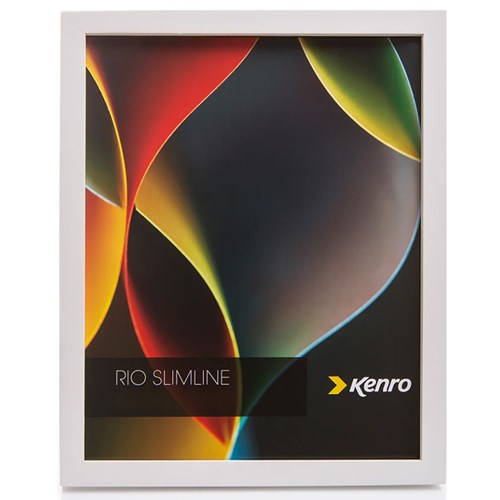 Kenro RIO Slimline 6x4'' Photo Frame - White
