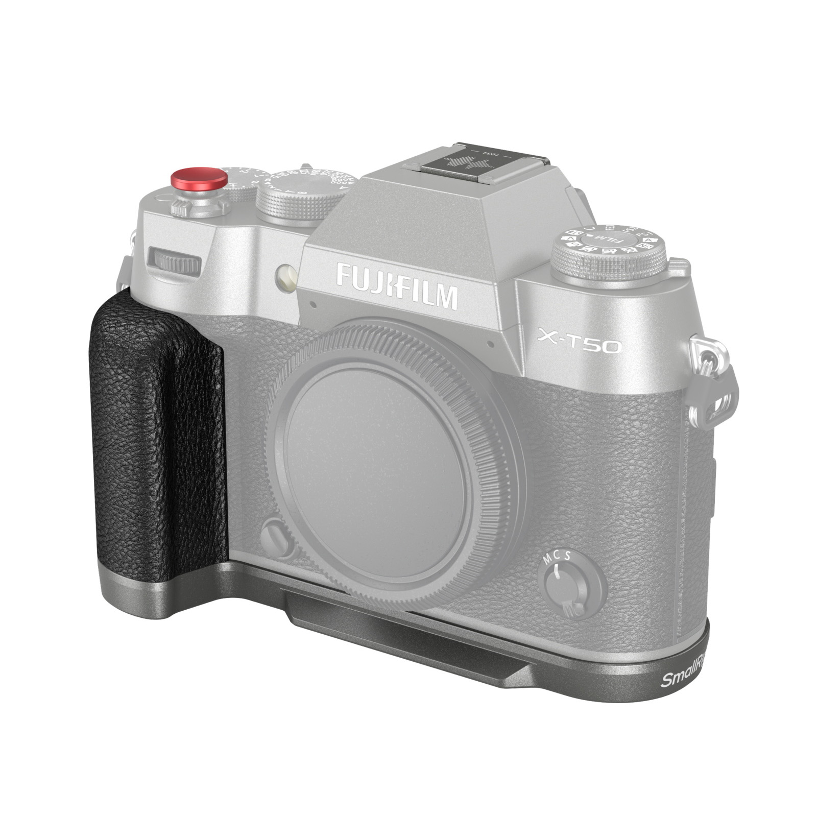 SmallRig Silicone L-Shape Handle for Fujifilm X-T50 (Charcoal Silver) 4712