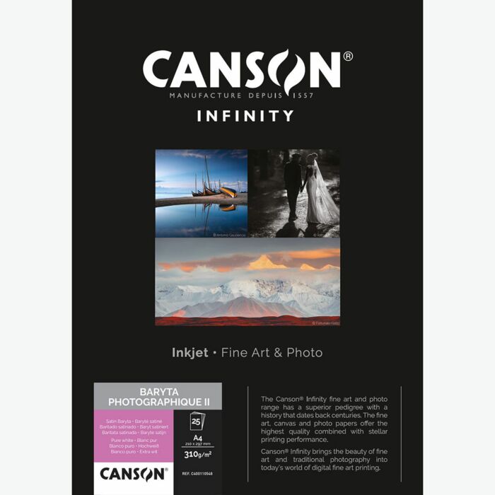 Canson BARYTA Photographique II 310 A3+ - 25 Sheets