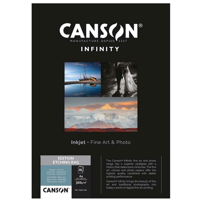 Image of Canson Edition Etching Rag 310 A2 - 25 Sheets