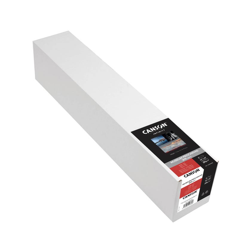 Canson Museum ProCanvas WR Matte 100% Cotton 385 36 Inch x 12.2m