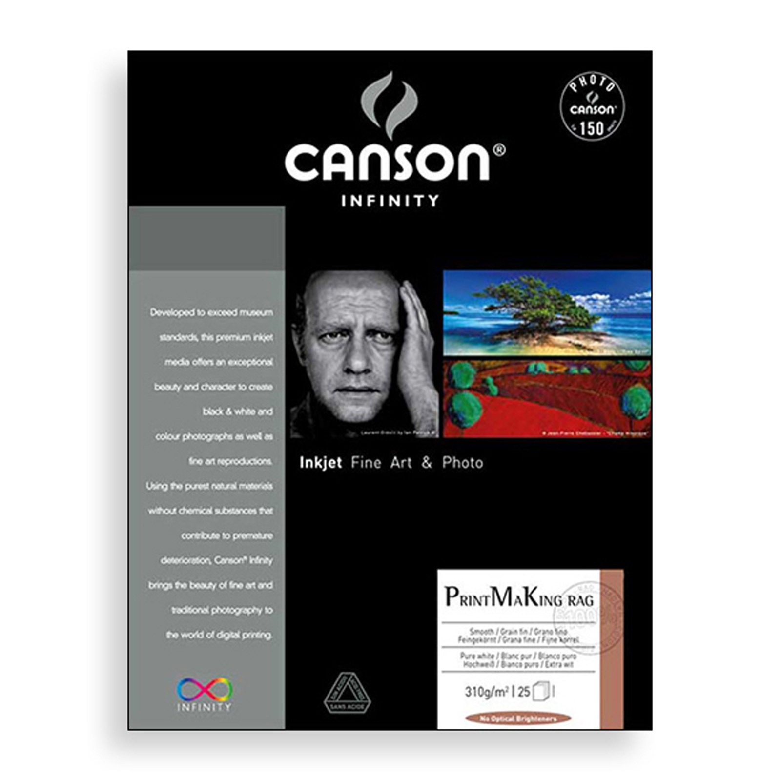 Image of Canson PrintMaKing Rag 310 A3 - 25 Sheets