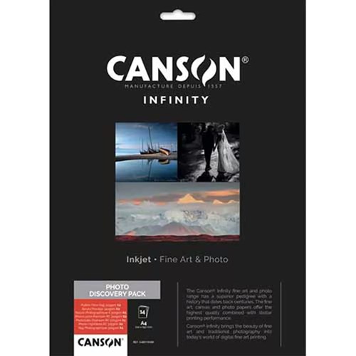 Canson Infinity A4 Fine Art Discovery Pack - 14 sheets
