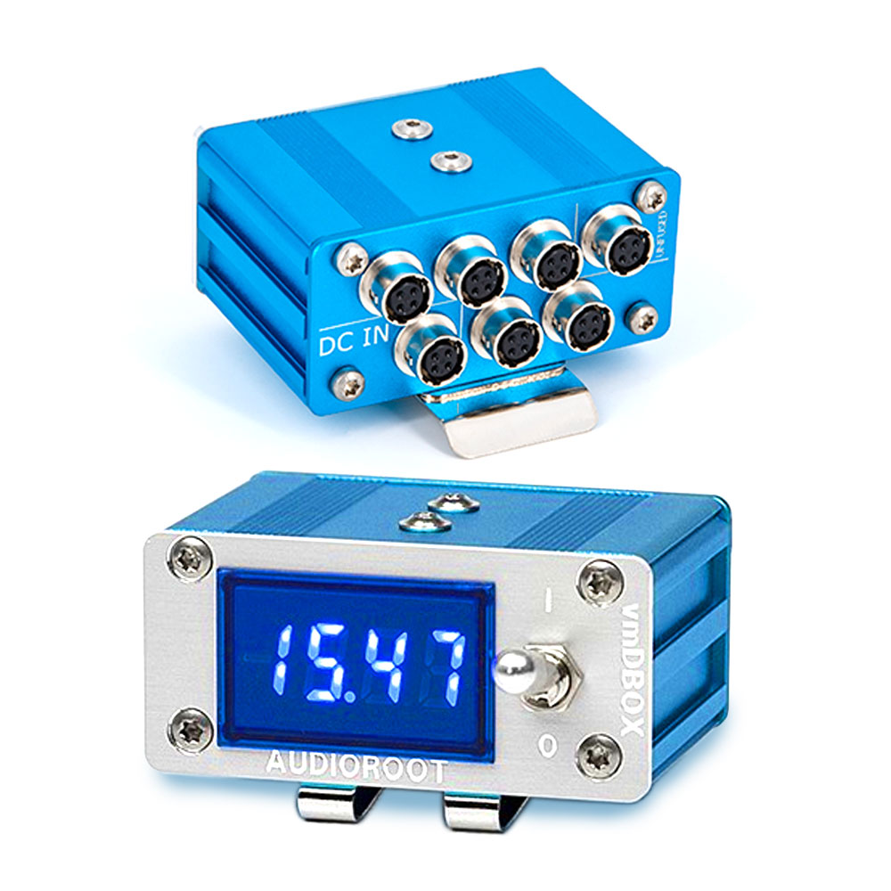 Audioroot vmDBOX Power Distributor with Built-In Voltmeter