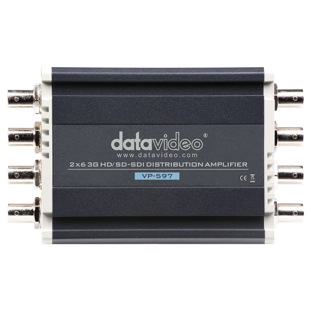 Datavideo VP-597 2x6 3G HD/SD-SDI Distribution Amplifier | Wex Photo Video