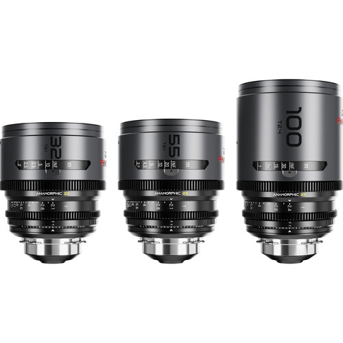DZOFILM Pavo 32/55/100mm Lens Set B for PL + EF mount - Feet (Neutral Coating)