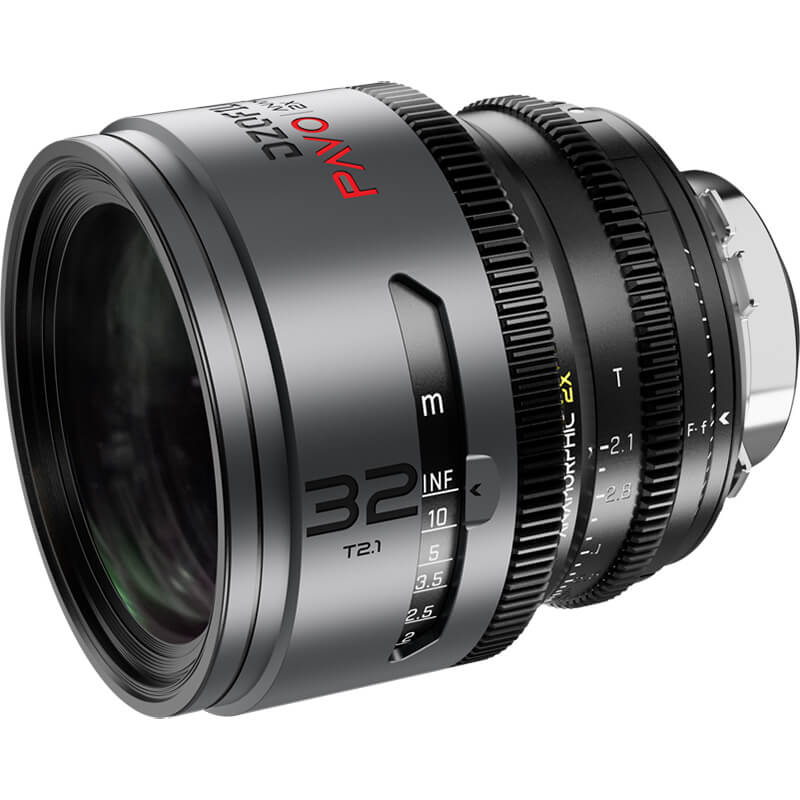 DZOFILM Pavo 32mm T2.1 Lens for PL + EF mount - Metre (Neutral Coating)