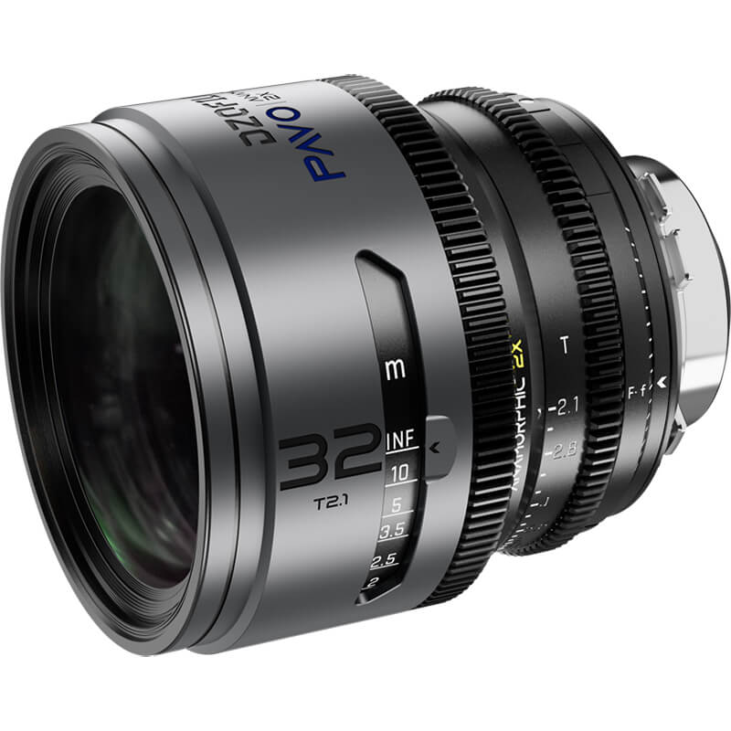 DZOFILM Pavo 32mm T2.1 Lens for PL + EF mount - Metre (Blue Coating)