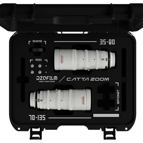 DZOFILM Catta ZOOM Bundle (35-80/70-135mm) for Sony E (White)