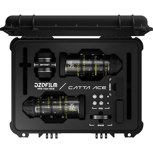 DZOFILM Catta ACE Bundle 18-35/35-80mm for PL + EF Mount (Black)