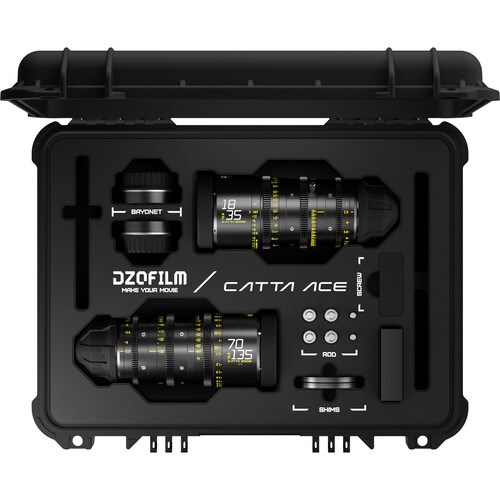 DZOFILM Catta ACE Bundle 18-35/70-135mm for PL + EF Mount (Black)