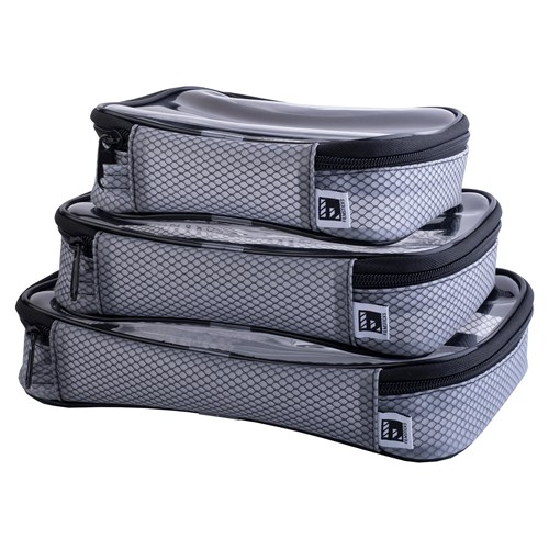 Filmsticks Set of 3 x TPU Transparent Black Pouches