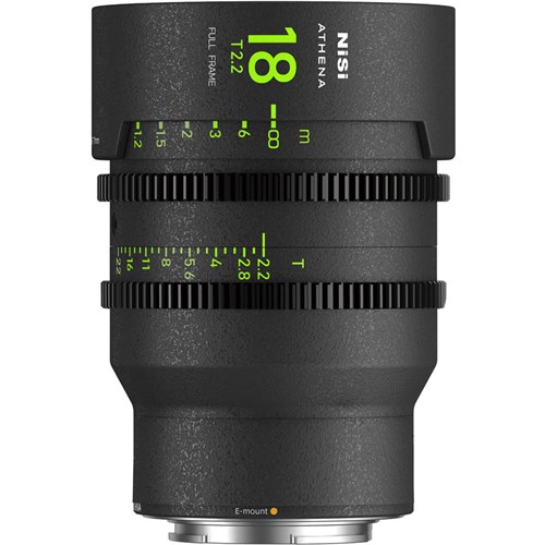 NiSi Athena 18mm T2.2 Cine Lens for Sony E (No Drop In Filter)