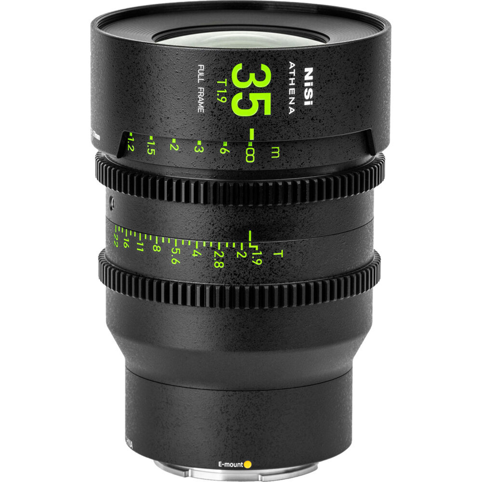NiSi Athena 35mm T1.9 Cine Lens for Sony E (No Drop In Filter)