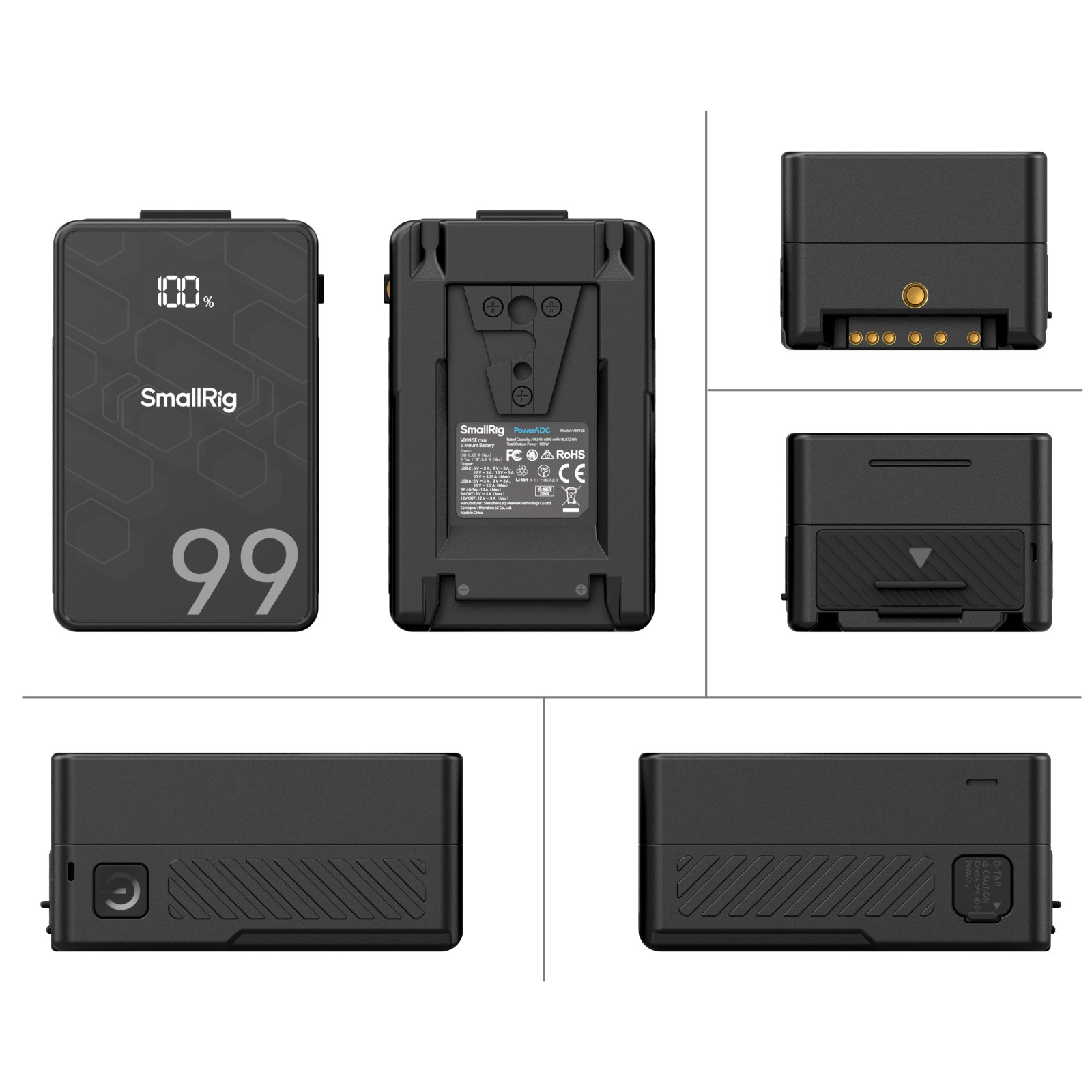 SmallRig VB99 SE Mini V Mount Battery 4608 | Wex Photo Video