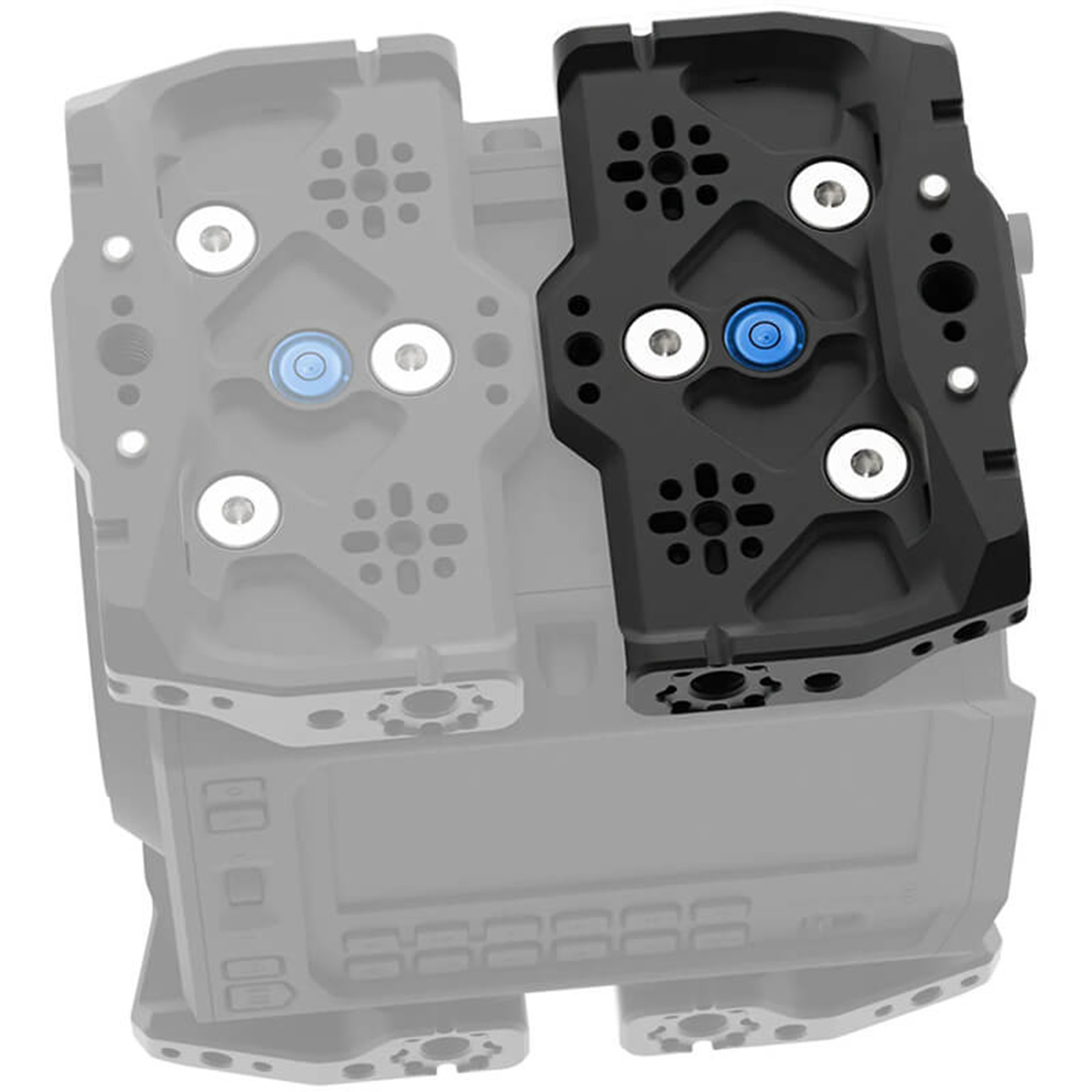 Kondor Blue PYXIS Cage System (Top Half Plate) - Raven Black
