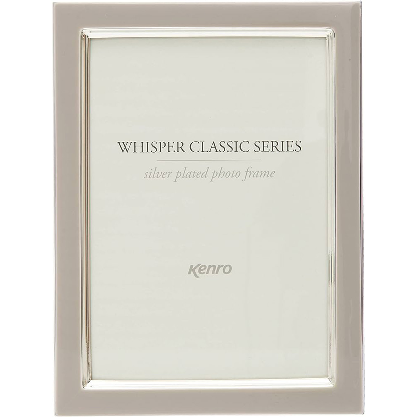 Kenro Whisper Classic inlay Photo Frame 8x6'' - Grey
