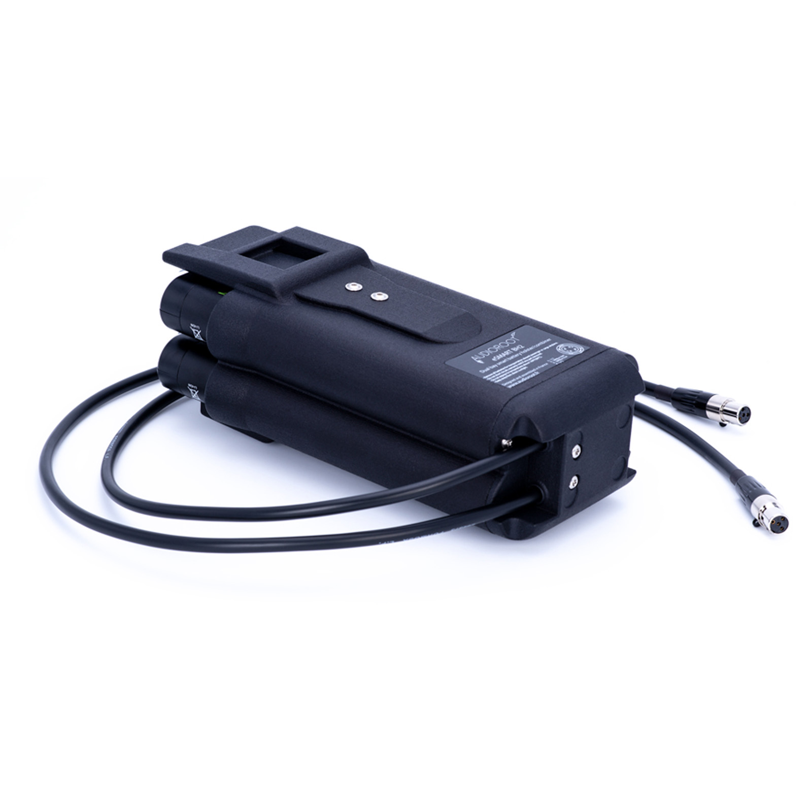 Audioroot Dual Battery Holder with DTAP Output Connector and 2 x 60cm HRS4 lead 4W cables