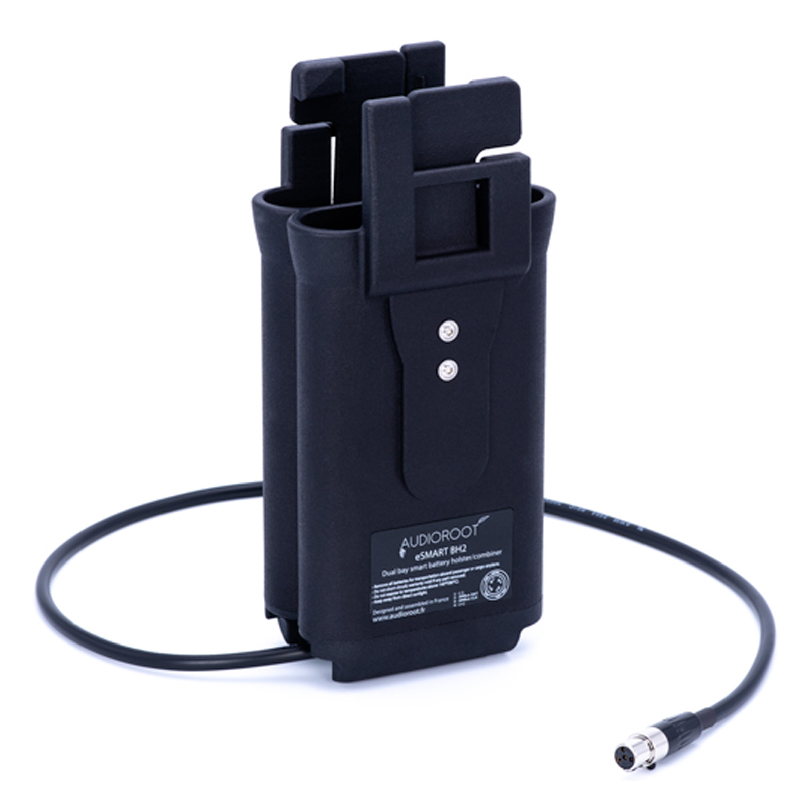 Audioroot Dual Battery Holder with DTAP Output Connector and 1 x 60cm HRS4 lead 4W cable