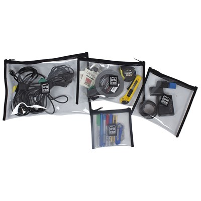Portabrace POUCH-CLEARSETALL - Set of 4 Pouches