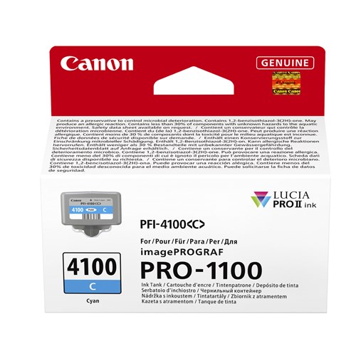 Canon PFI-4100 Cyan (C) Ink Cartridge