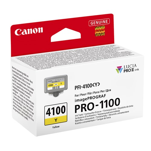 Canon PFI-4100 Yellow (Y) Ink Cartridge