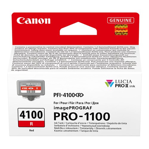 Canon PFI-4100 Red (R) Ink Cartridge