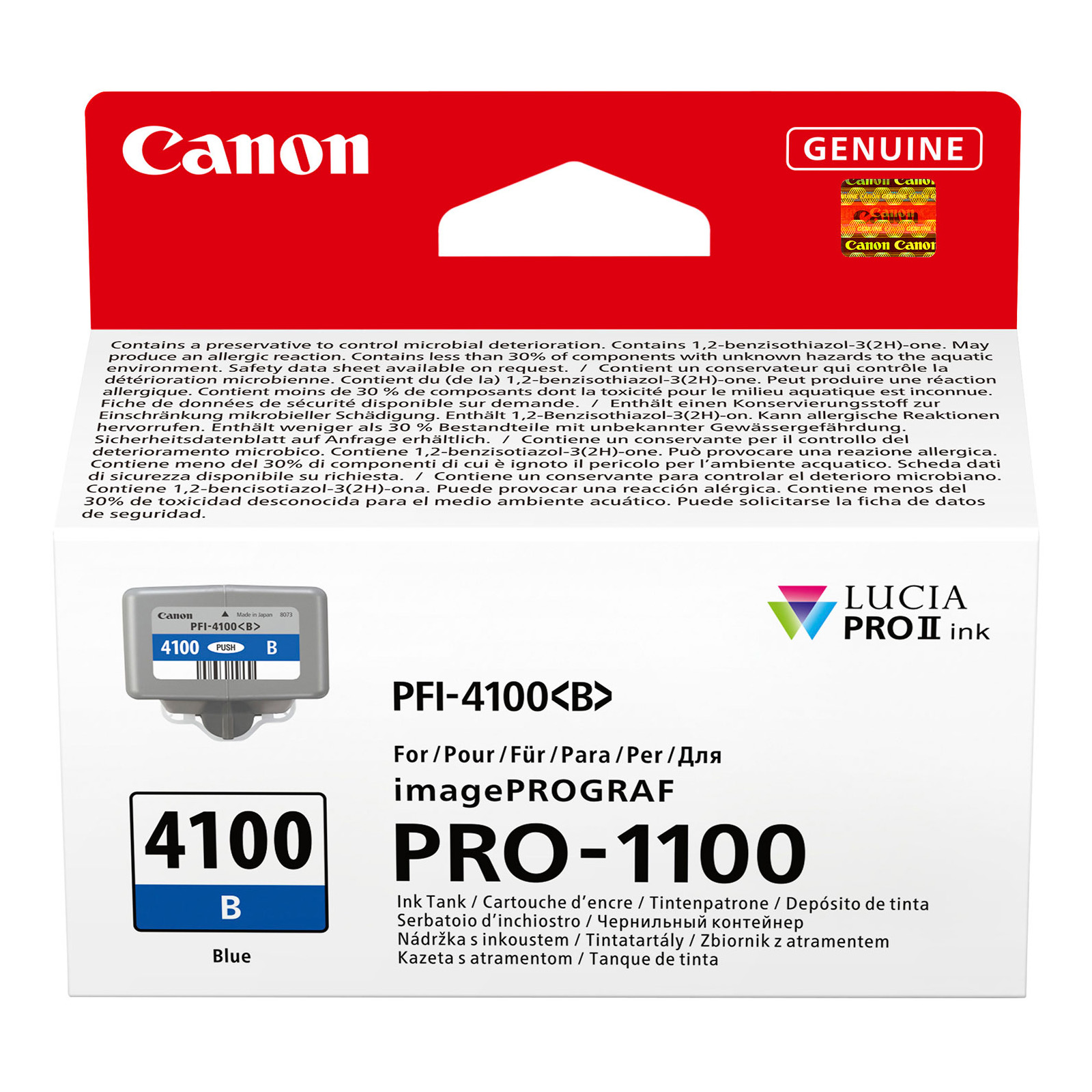 Canon PFI-4100 Blue (B) Ink Cartridge