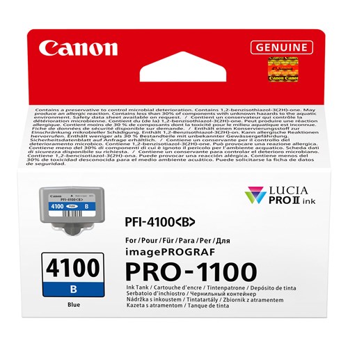 Canon PFI-4100 Blue (B) Ink Cartridge