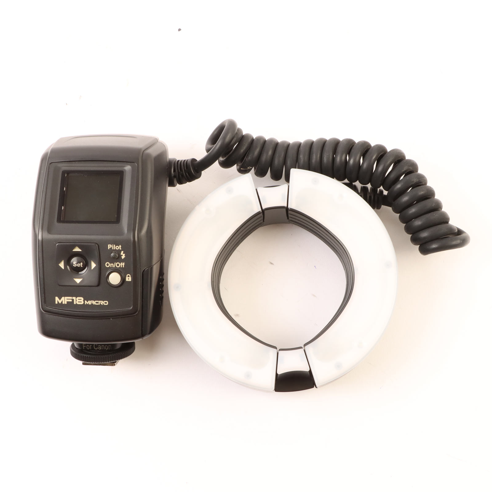 USED Nissin MF18 Macro Flash Canon Fit Wex Photo Video
