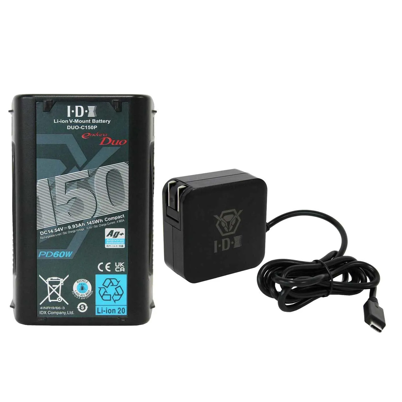 IDX ED-CP150/PD1 Battery/Charger Kit