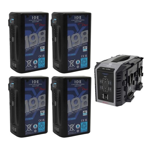 IDX ED-CP198/4Se Battery/Charger Kit