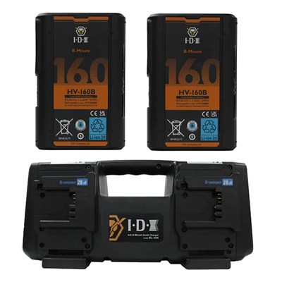 IDX HV-160/4SX Battery/Charger Kit