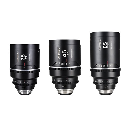 Laowa Proteus Flex 2X Anamorphic 3-Lens Bundle Set A (28mm, 45mm, 85mm) - (Metres)