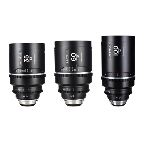 Laowa Proteus Flex 2X Anamorphic 3-Lens Bundle Set B (35mm, 60mm, 100mm) - (Metres)
