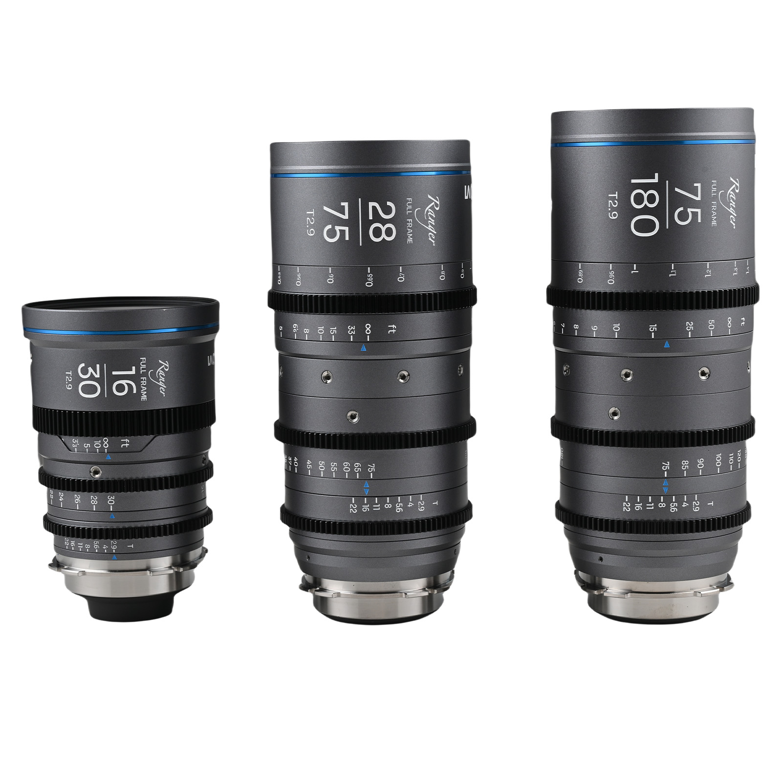 Laowa Ranger FF Lite (16-30mm, 28-75mm, 75-180mm) Cine Lens 3-Lens Bundle