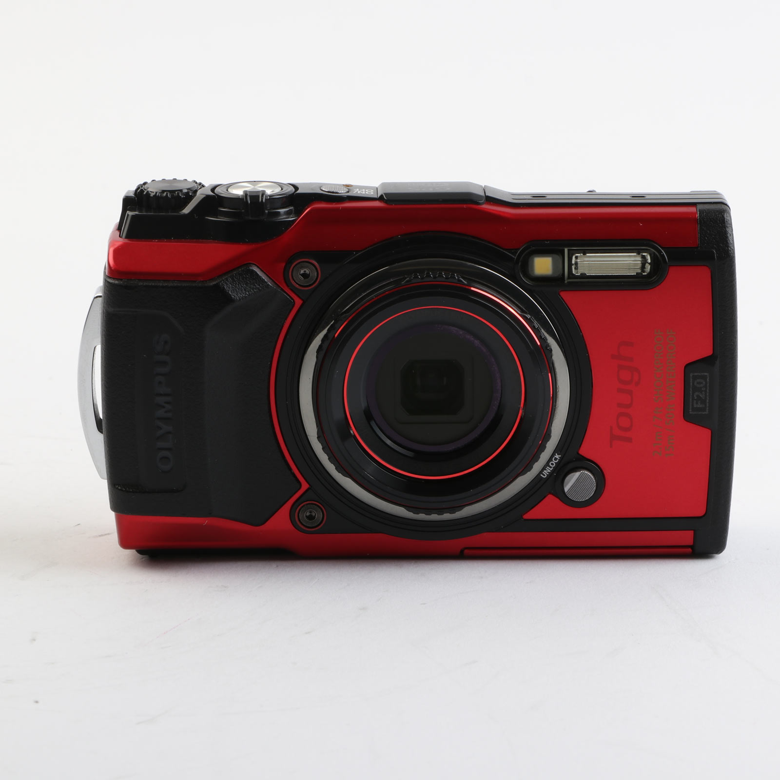 USED Olympus Tough TG6 Digital Camera Red Wex Photo Video