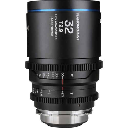 Laowa Nanomorph 32mm T2.9 1.5X LF (Blue) - Arri PL/Canon EF
