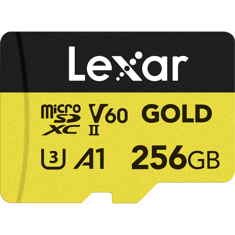Lexar Gold Series 256GB UHS-II V60 microSDXC