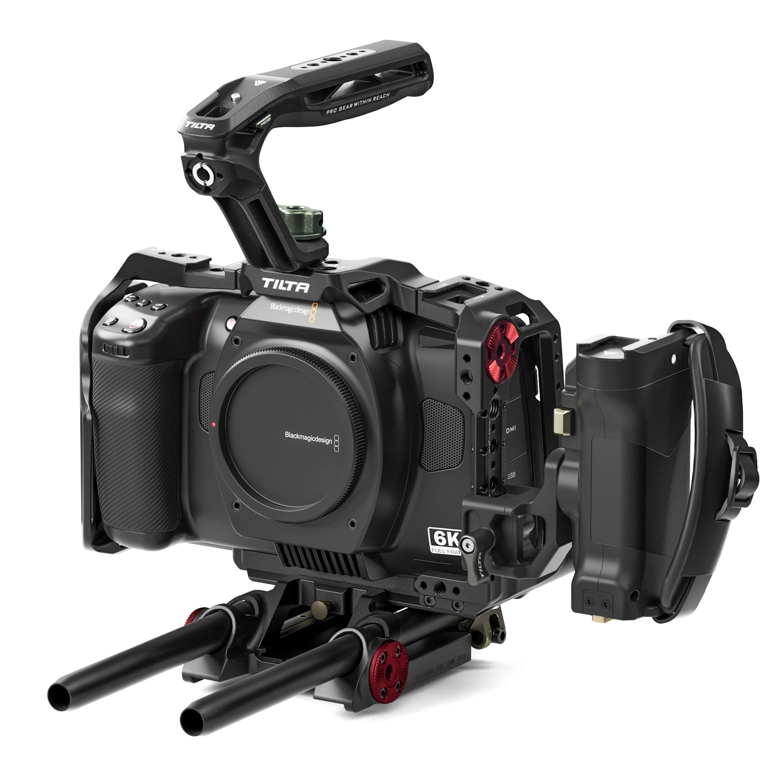 Tilta Camera Cage for BMCC 6K Advanced Kit - Black