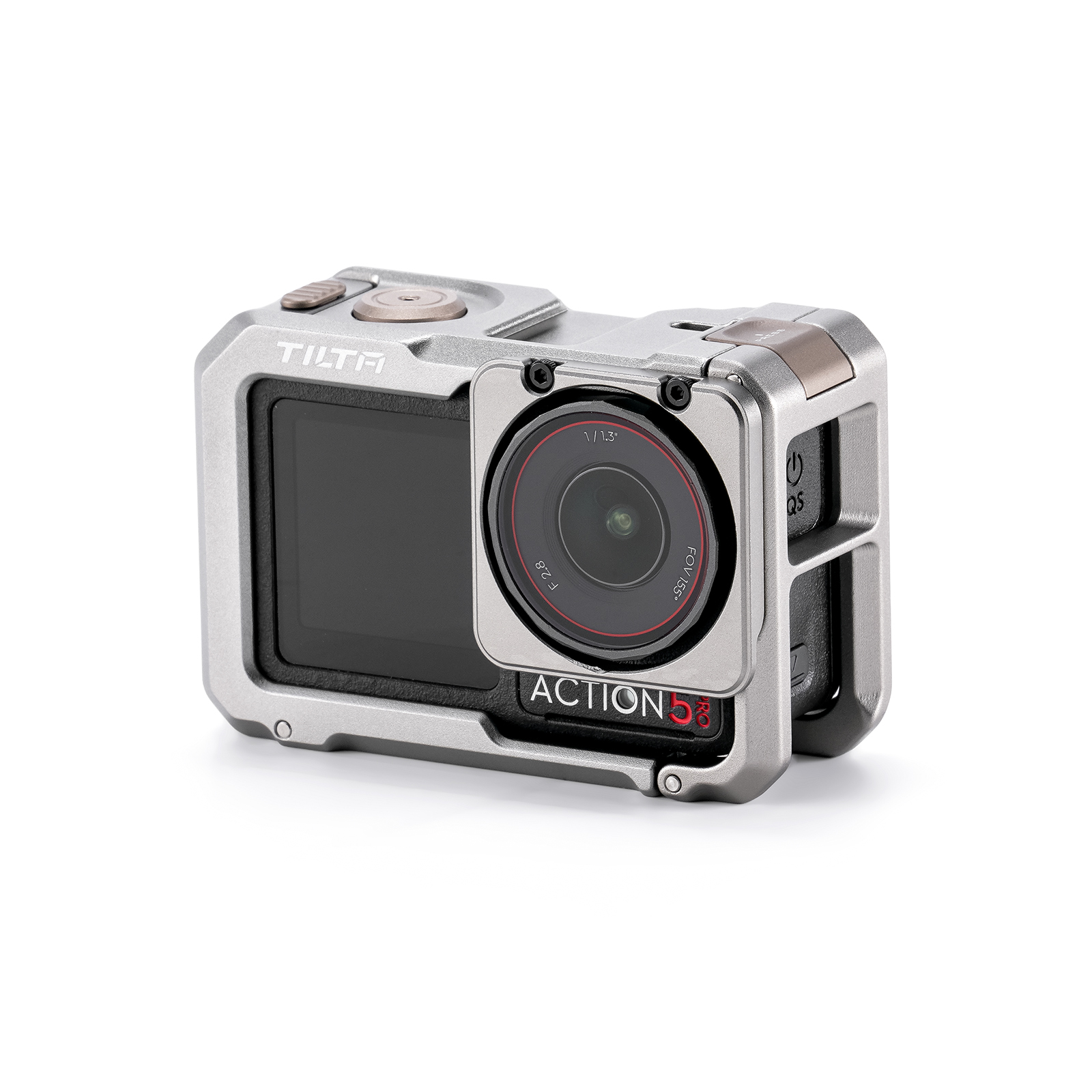 Tilta Full Camera Cage for DJI Osmo Action 5 Pro - Titanium Grey