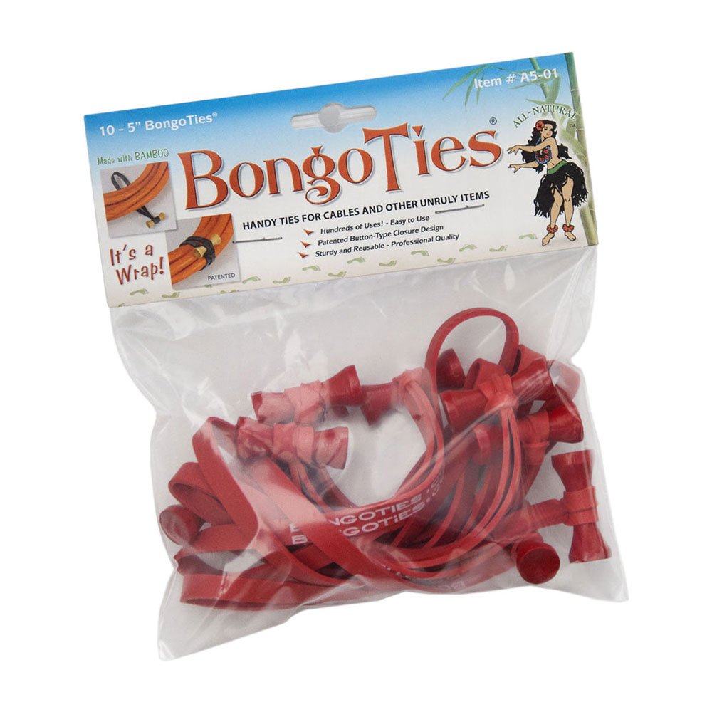 BongoTies 10pc All-Red